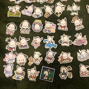 Cute Resold Pochacco 25 Pc Stickers Waterproof